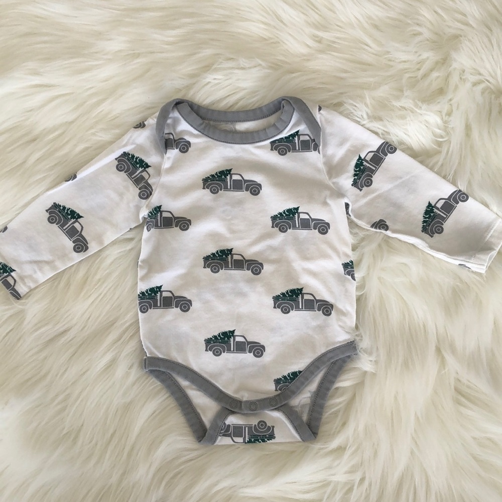 Monica & Andy LS Onesie